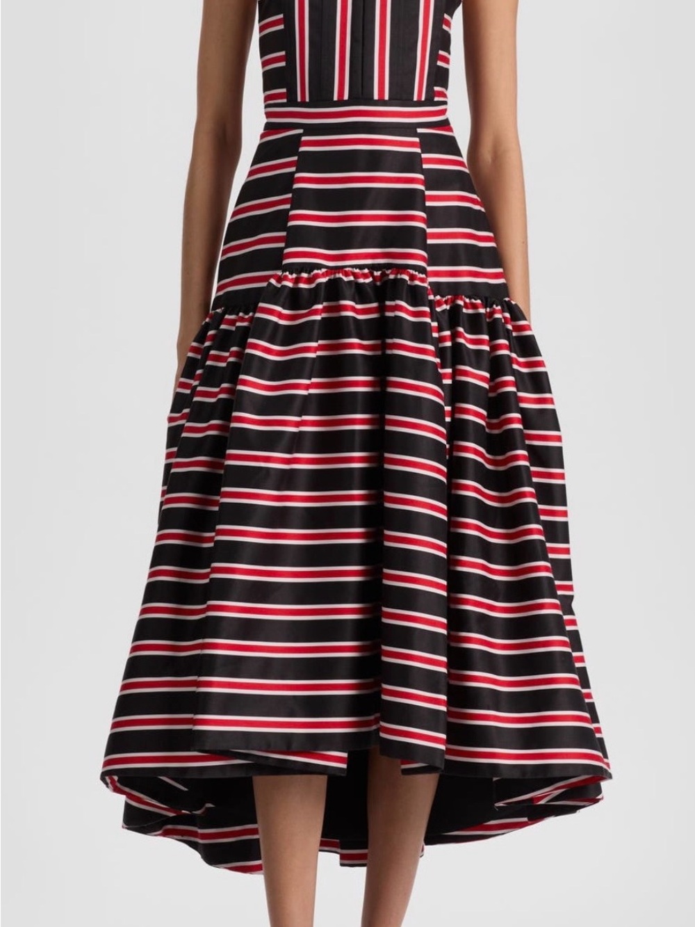 ALICE + OLIVIA
Diana Directional
Stripe Structured
Cotton Blend Dress Size 12
